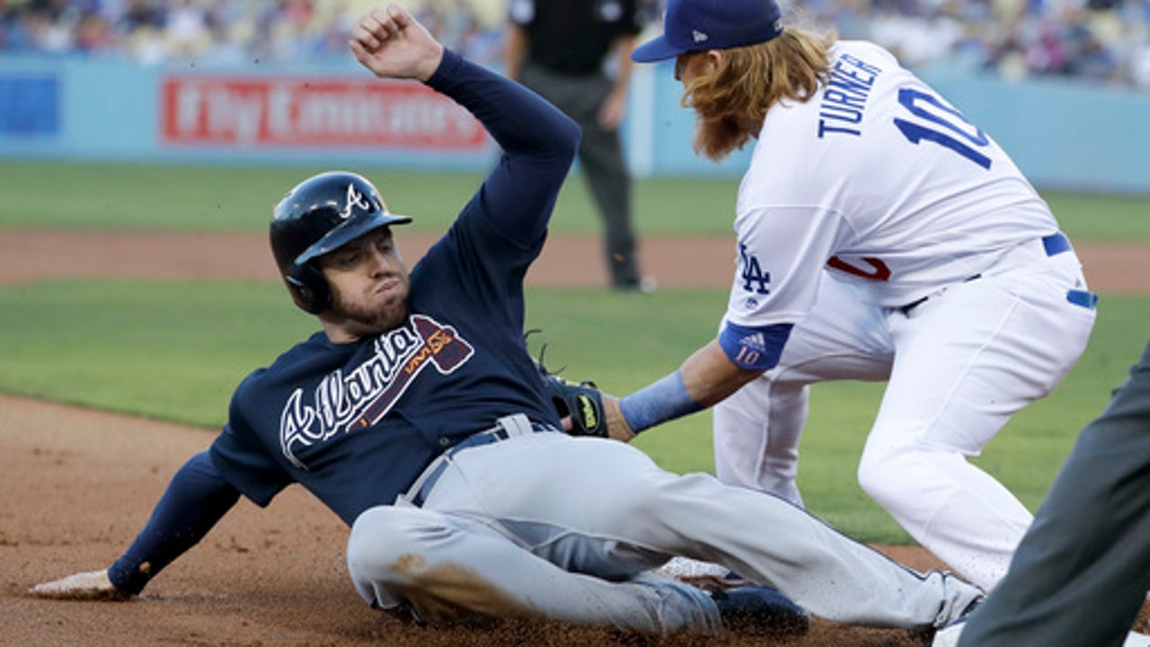 Braves end Dodgers' 11-game winning streak with 6-3 victory (Jul 20, 2017)